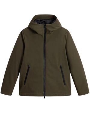 Woolrich Pacific Soft シェル ジャケット - グリーン