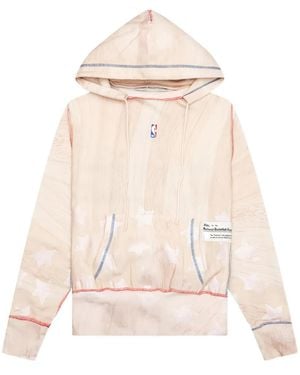 Advisory Board Crystals X La Clippers Logo-Print Hoodie - Natural
