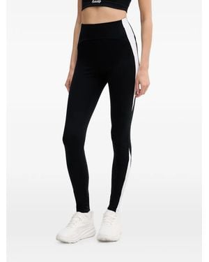 Fusalp Side-Stripe Leggings - Black