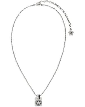 Versace Medusa-Pendant Necklace - Metallic
