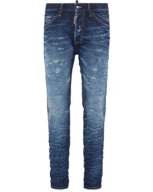 DSquared² Jeans Mit Logo-Patch - Blau