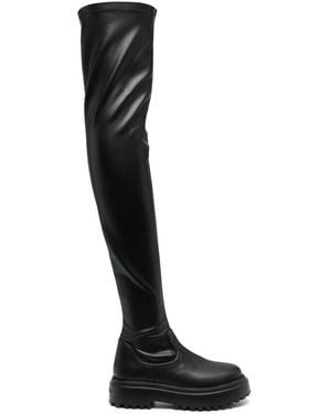 Le Silla Cuissard Ranger Boots - Black