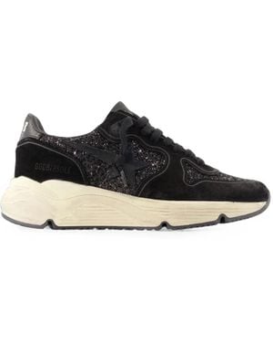 Golden Goose Sneakers Mit Glitter - Schwarz