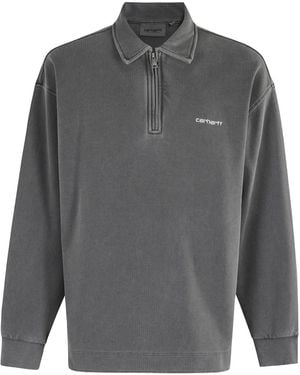 Carhartt ハーフジップ スウェットシャツ - グレー