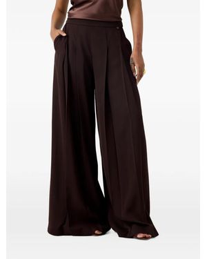 Guess Marciano Pleated Palazzo Trousers - Black