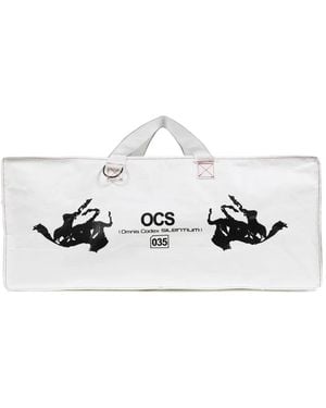 John Doe Logo-Print Backpack - White