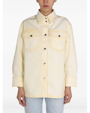 Stella McCartney Chaqueta Vaquera Con Bolsillo - Neutro