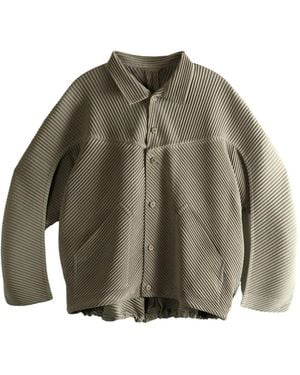 Homme Plissé Issey Miyake Pleated Shirt Jacket - グリーン