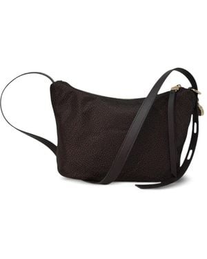 Borbonese Small Prive Shoulder Bag - Black