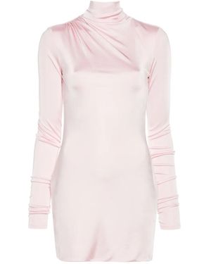 ANDAMANE Parker Open-Back Mini Dress - Pink