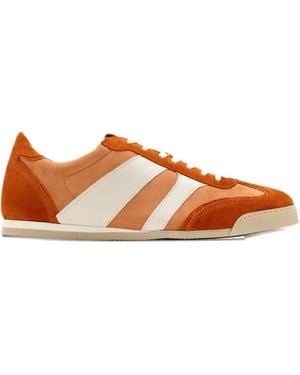 Collegium Suede Panelled Sneakers - Arancione