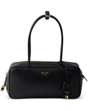 Prada Leren Shopper - Zwart