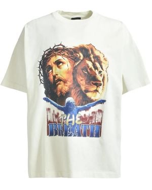 BREATH T-Shirt Ample À Imprimé Graphique - Blanc