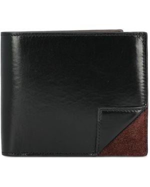 Loewe Switch Contrast-Panel Bifold Wallet - Black