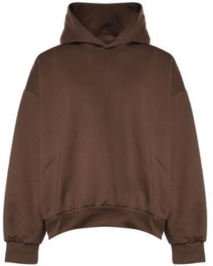 Giuliano Galiano Logo-Patch Hoodie - Brown