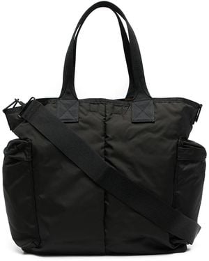 Porter-Yoshida and Co サイドポケット トートバッグ - ブラック
