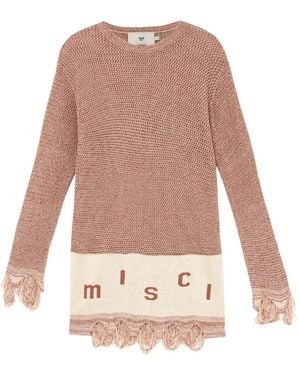 MISCI Sweat À Franges - Blanc
