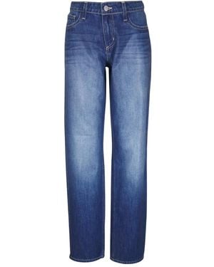 L'Agence Straight-Leg Jeans - Blue