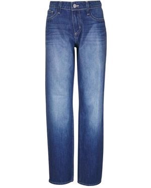 L'Agence Straight-Leg Jeans - Blue