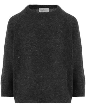 Bruno Manetti Sequin-Embellished Crew-Neck Jumper - Black
