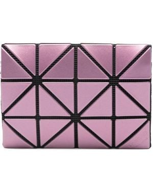 Issey Miyake Portemonnee Met Geometrisch Patroon - Paars