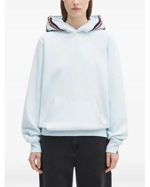 A Bathing Ape Shark Hoodie - White