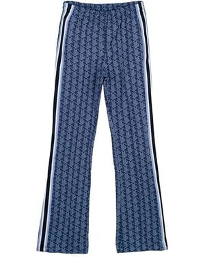 Lacoste Pantaloni Con Motivo Geometrico - Blu