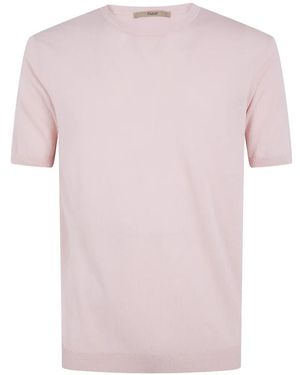 Nuur Crew-Neck T-Shirt - Pink