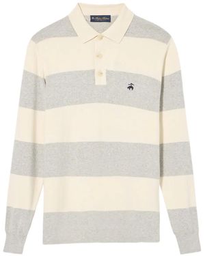Brooks Brothers Knitted Polo Shirt - White