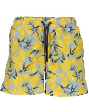 GANT Bañador Con Motivo De Limones - Amarillo