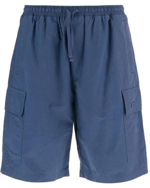 Autry Drawstring Cargo Shorts - Blue