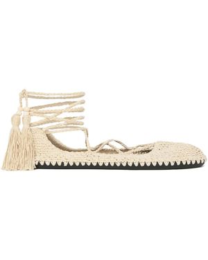 Alanui Sound Of The Sea Ballet Flats - Natural
