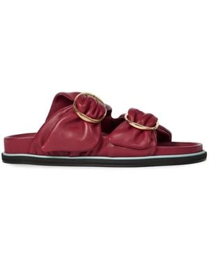Paul Smith Camolin Buckle Sandals - Red