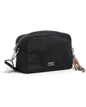 Bimba Y Lola Zip Charm Cross Body Bag - Black