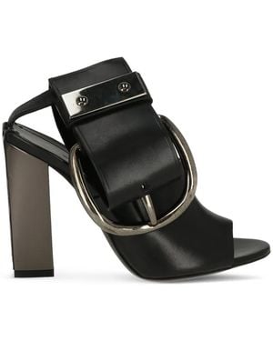 Tom Ford Buckle-Detail Leather Sandals - Black