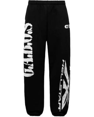 HELLSTAR G.A.B.O. Graphic-Print Track Trousers - Black