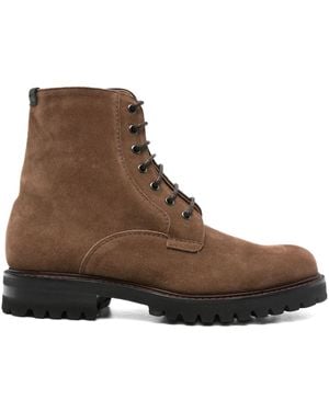 Church's Lace-Up Suede Boots - Brown