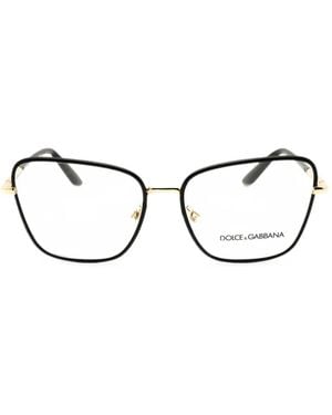 Dolce & Gabbana Cat-Eye Frame Glasses - Black