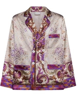 Pierre Louis Mascia Mutka Chest-Pocket Blazer - Natural