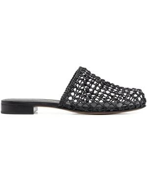 Ferragamo レザーミュール - ホワイト