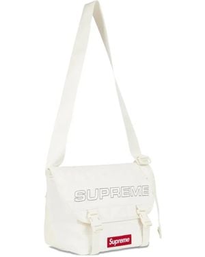 Supreme Umhängetasche Aus Denim - Weiß