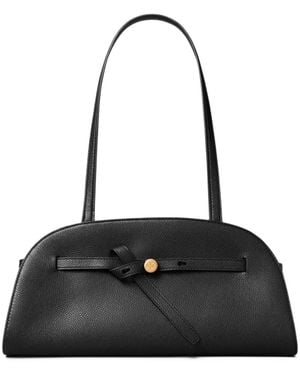 Tory Burch Romy East-West Bauletto Shoulder Bag - Black