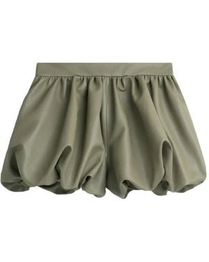 Frankie Shop Alina Elasticated Shorts - Green