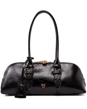 Pinko Bolso Escape Bag Horizontal Grande - Negro