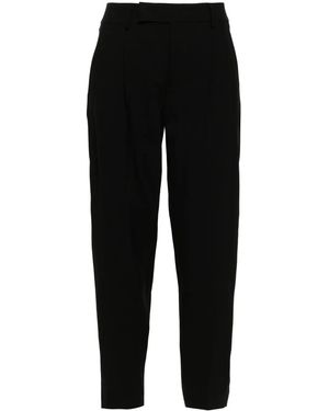 PT Torino Crepe Tailored Trousers - Black