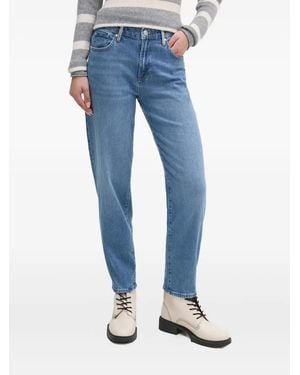 Joop! Jeans Met Logopatch En Vijf Zakken - Blauw