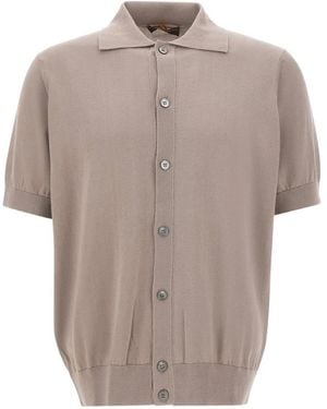FILIPPO DE LAURENTIIS Cotton Shirt - Grey