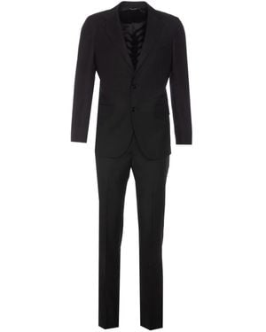 Colamarino Single-Breasted Suit - Black