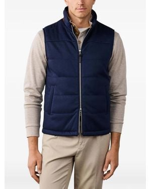 Hackett Gewatteerde Jersey Bodywarmer - Blauw