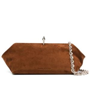 Benedetta Bruzziches Klassische Clutch - Braun